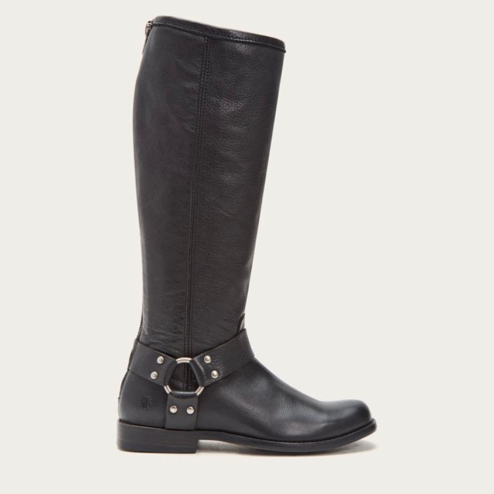 Frye Harness Combat/Moto Boots Size 7 Black